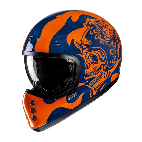 HJC HJC V60 Flame MC27 Blue Orange
